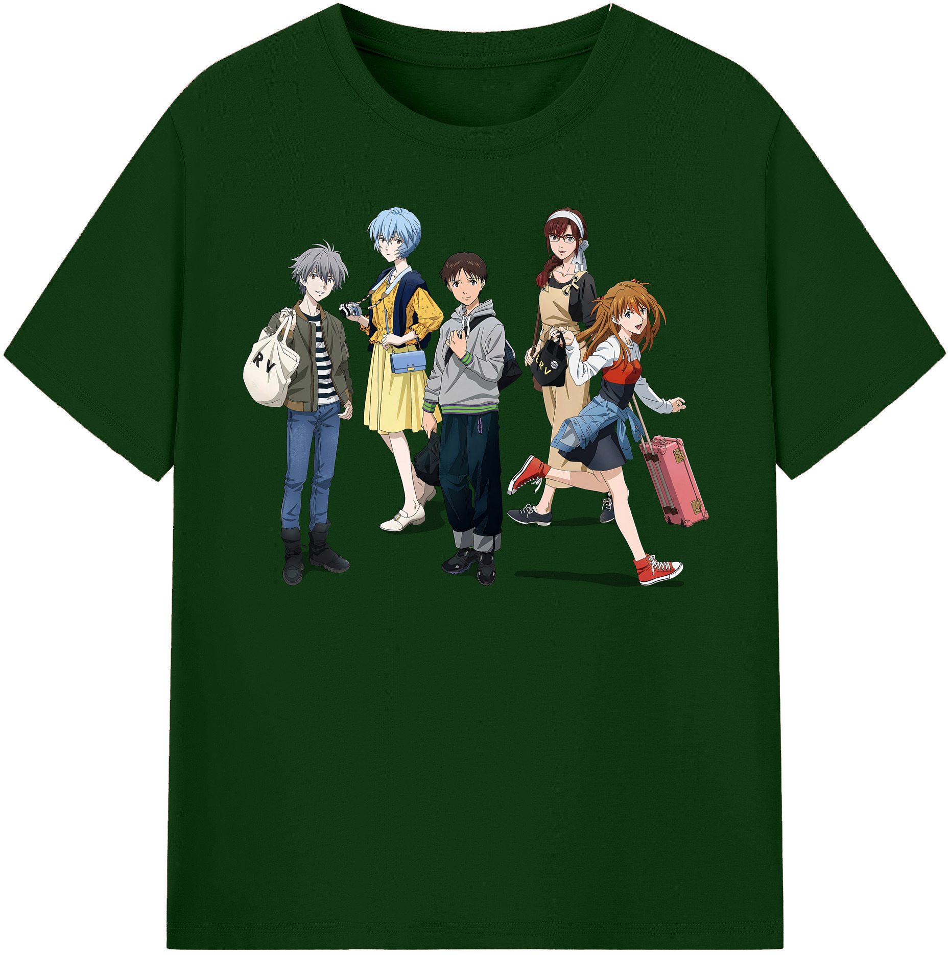 （画像用） EVA 新世紀エヴァンゲリオン 綿100％半袖Tシャツ（フロントプリント）